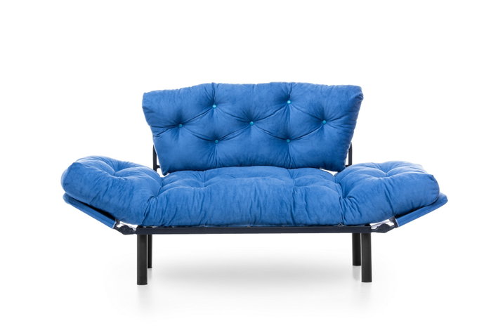 Atelier Del Sofa Nitta - Sofá-Cama de 2 Plazas Azul